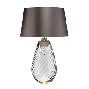 Elstead Lighting Table Lamp from the Lena - Smoke range. Lena 2 Light Large Smoke Table Lamp Product Code = LENA-TL-L-SMOKE