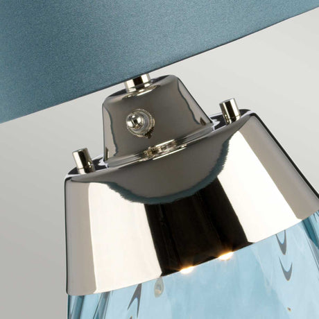 Elstead Lighting Table Lamp from the Lena - Blue range. Lena 2 Light Small Blue Table Lamp Product Code = LENA-TL-S-BLUE