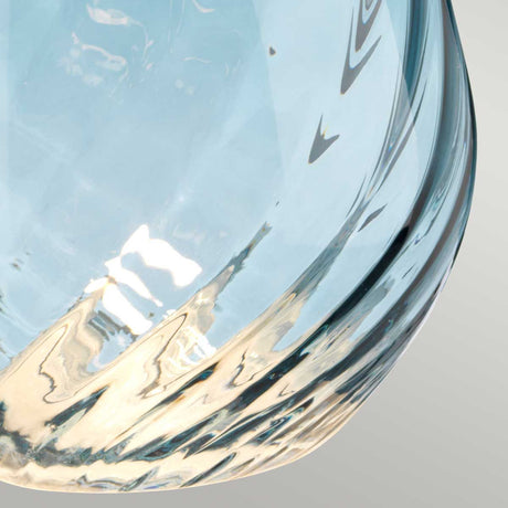 Elstead Lighting Table Lamp from the Lena - Blue range. Lena 2 Light Small Blue Table Lamp Product Code = LENA-TL-S-BLUE