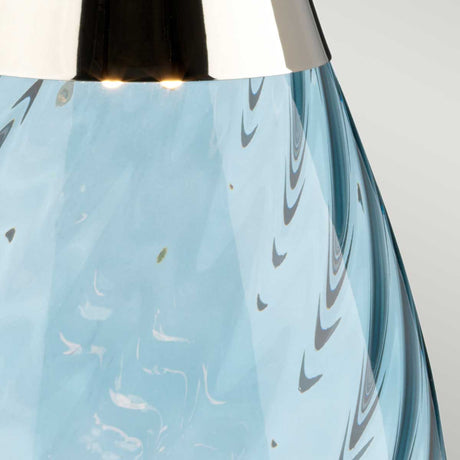 Elstead Lighting Table Lamp from the Lena - Blue range. Lena 2 Light Small Blue Table Lamp Product Code = LENA-TL-S-BLUE