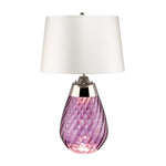 Elstead Lighting Table Lamp from the Lena - Plum range. Lena 2 Light Small Plum Table Lamp with – SKU LENA-TL-S-PLUM-OWSS