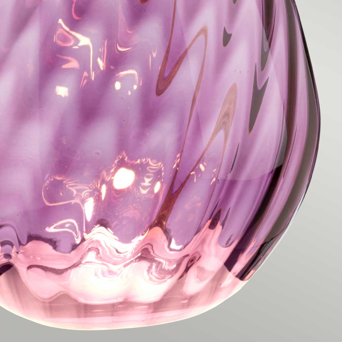 Elstead Lighting Table Lamp from the Lena - Plum range. Lena 2 Light Small Plum Table Lamp with Off-white Shade Product Code = LENA-TL-S-PLUM-OWSS