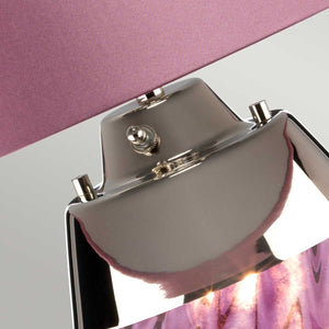 Elstead Lighting Table Lamp from the Lena - Plum range. Lena 2 Light Small Plum Table Lamp Product Code = LENA-TL-S-PLUM
