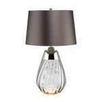 Elstead Lighting Table Lamp from the Lena - Smoke range. Lena 2 Light Small Smoke Table Lamp – SKU LENA-TL-S-SMOKE