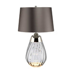 Elstead Lighting Table Lamp from the Lena - Smoke range. Lena 2 Light Small Smoke Table Lamp Product Code = LENA-TL-S-SMOKE