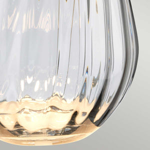 Elstead Lighting Table Lamp from the Lena - Smoke range. Lena 2 Light Small Smoke Table Lamp Product Code = LENA-TL-S-SMOKE