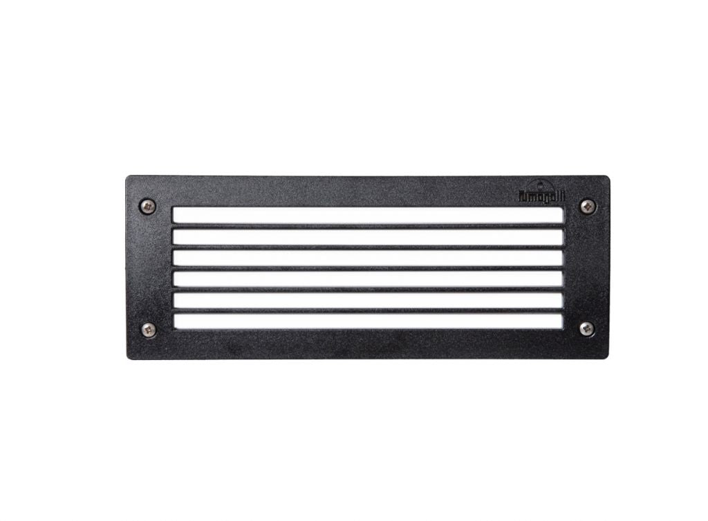 Magnalux Leti 300 GL Black Opal LED GX53 6W CCT Recessed Wall Light Part Number - LETI300GLBL