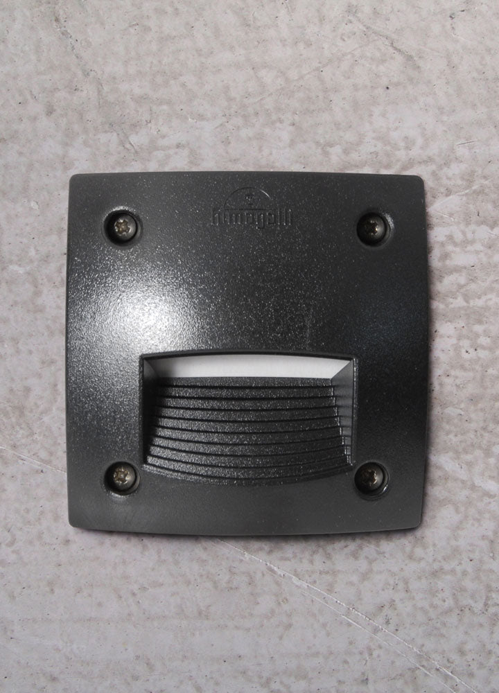 Magnalux Leti 100 Sq Bl Eyelid Grill LED GX53 3W Recessed Wall Light Part Number - LETI100SQELGRBL