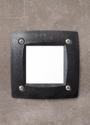 Magnalux Leti 100 Round Grey Opal LED GX53 3W Recessed Wall Light Part Number - LETI100RDGY