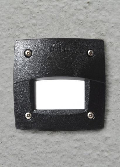 Magnalux Leti 100 Square Black LED GX53 3W CCT Recessed Wall Light Part Number - LETI100SQBL