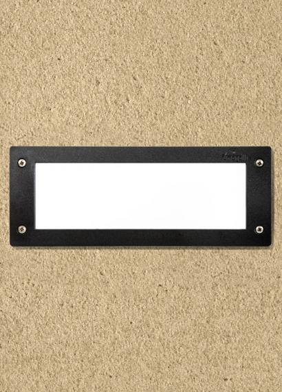 Magnalux Leti 100 Square Grey LED GX53 3W Recessed Wall Light Part Number - LETI100SQGY