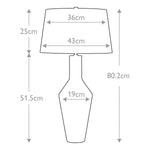 Elstead Lighting Table Lamp from the Leyton range. Leyton 1 Light Table Lamp Product Code = LEYTON-TL