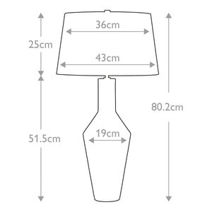 Elstead Lighting Table Lamp from the Leyton range. Leyton 1 Light Table Lamp Product Code = LEYTON-TL