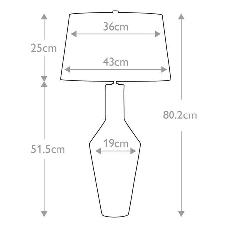Elstead Lighting Table Lamp from the Leyton range. Leyton 1 Light Table Lamp Product Code = LEYTON-TL
