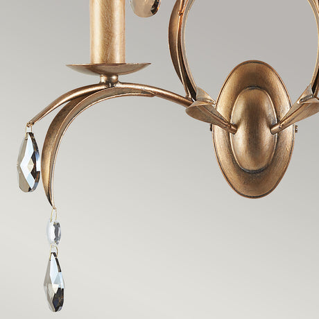 Elstead Lighting Wall Light from the Lily range. Lily 2 Light Wall Light Product Code = LL2-ANT-BRZ