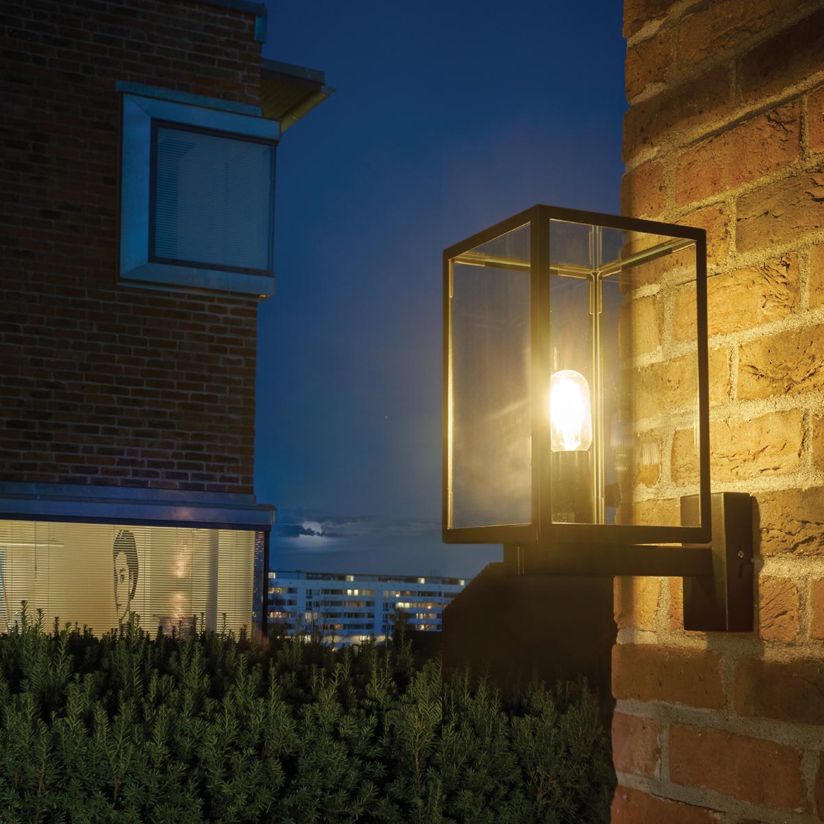Norlys Lofoten 1 Light Wall Light with Arm LOFOTEN-WALL-BLK