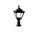 Magnalux Lot/Tobia Black Clear 15W 3K Post top Light Part Number - LOT/TOBIA