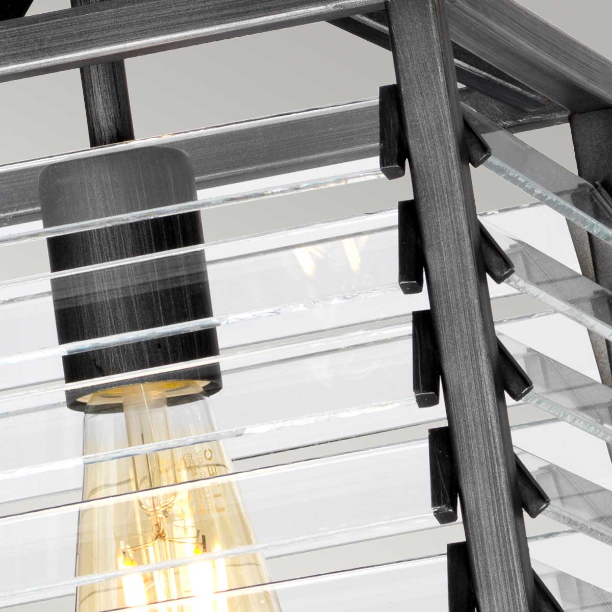 Elstead Lighting Pendant from the Louvre range. Louvre 1 Light Pendant Product Code = LOUVRE-1P