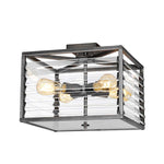 Elstead Lighting Ceiling Flush from the Louvre range. Louvre 4 Light Flush – SKU LOUVRE-4F