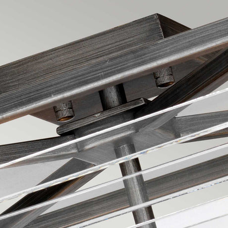 Elstead Lighting Ceiling Flush from the Louvre range. Louvre 4 Light Flush  Product Code = LOUVRE-4F