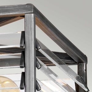 Elstead Lighting Ceiling Flush from the Louvre range. Louvre 4 Light Flush  Product Code = LOUVRE-4F