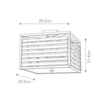 Elstead Lighting Ceiling Flush from the Louvre range. Louvre 4 Light Flush – SKU LOUVRE-4F