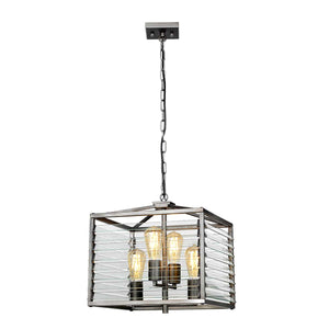 Elstead Lighting Pendant from the Louvre range. Louvre 4 Light Pendant Product Code = LOUVRE-4P