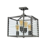 Elstead Lighting Pendant from the Louvre range. Louvre 4 Light Pendant – SKU LOUVRE-4P