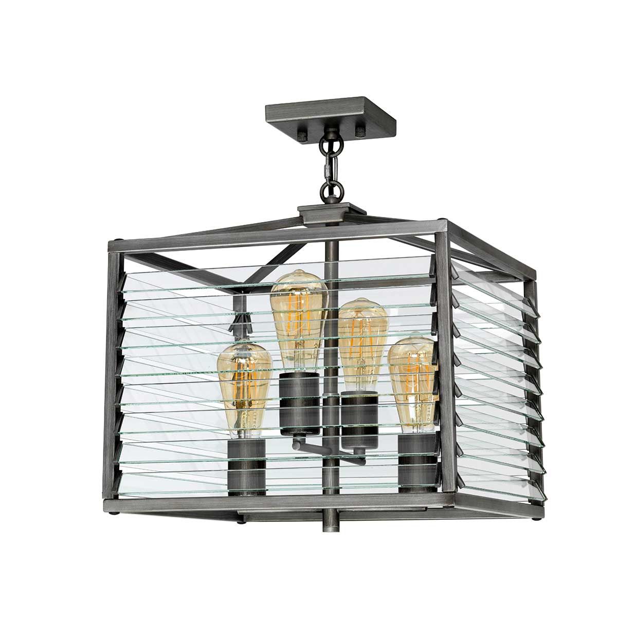 Elstead Lighting Pendant from the Louvre range. Louvre 4 Light Pendant – SKU LOUVRE-4P