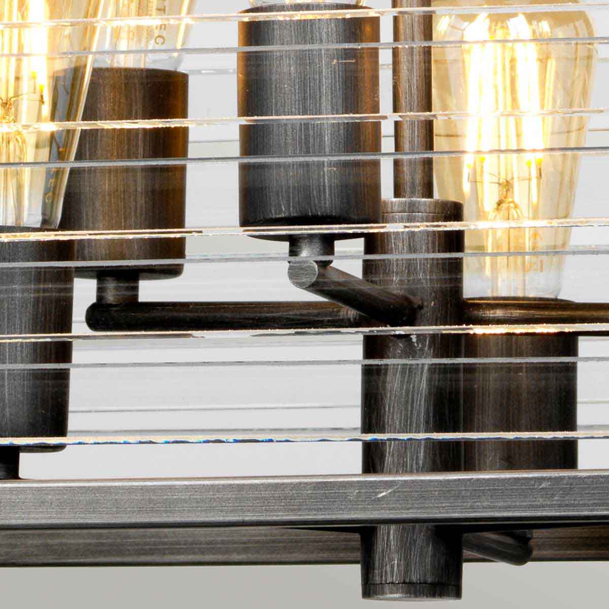 Elstead Lighting Pendant from the Louvre range. Louvre 6 Light Pendant Product Code = LOUVRE-6P