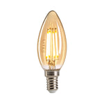 Elstead Lighting Amber Candle LED E14 Lamp – SKU LP-LED4W-E14-C35