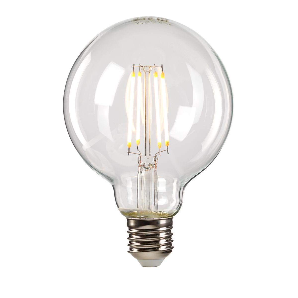 Elstead Lighting Large Clear Globe LED E27 Lamp – SKU LP-LED8W-E27-GLC