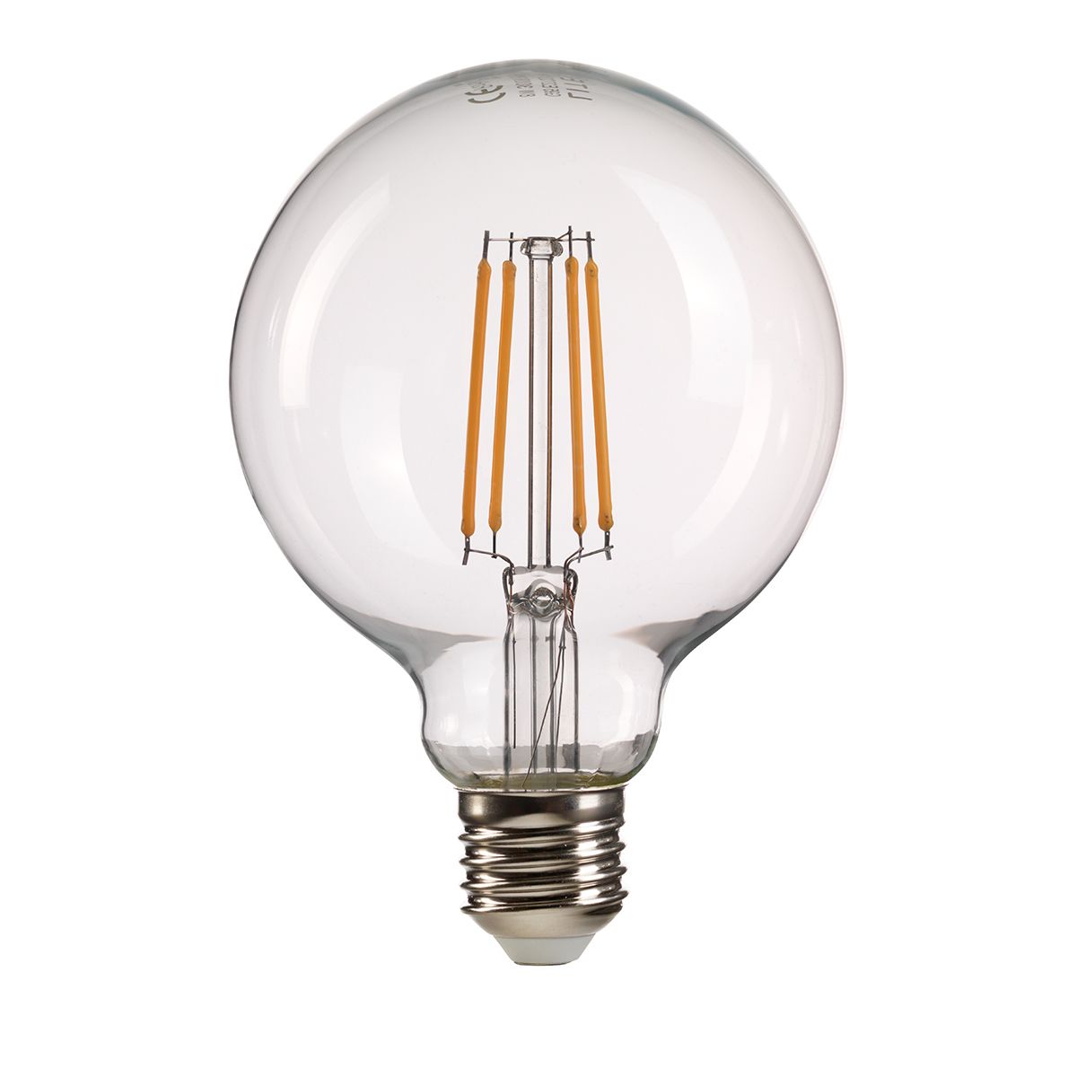 Elstead Lighting Large Clear Globe LED E27 Lamp – SKU LP-LED8W-E27-GLC