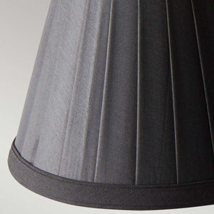 Elstead Lighting Clip Shade from the Clip Shades range. Clip Shades Pleated Black Candle Shade Product Code = LS162-BLK