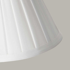 Elstead Lighting Clip Shades Pleated White Candle Shade LS162-WHT