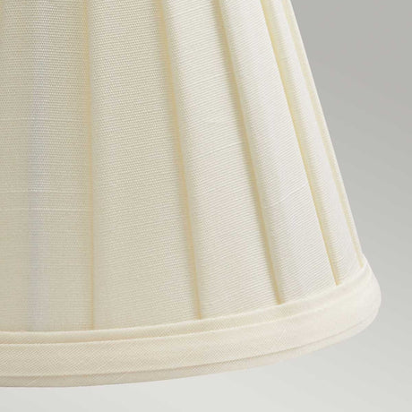 Elstead Lighting Clip Shade from the Clip Shades range. Clip Shades Pleated Ivory Candle Shade Product Code = LS162