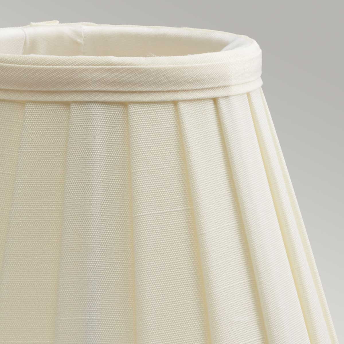 Elstead Lighting Clip Shade from the Clip Shades range. Clip Shades Pleated Ivory Candle Shade Product Code = LS162