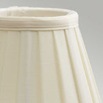Elstead Lighting Clip Shade from the Clip Shades range. Clip Shades Pleated Ivory Candle Shade Product Code = LS162