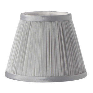 Elstead Lighting Clip Shade from the Clip Shades range. Clip Shades Pleated Grey Chiffon Candle Shade Product Code = LS200