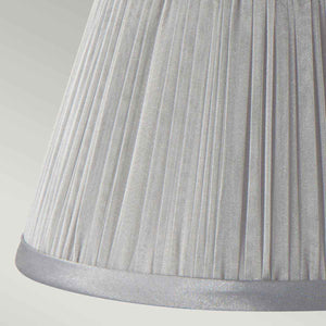 Elstead Lighting Clip Shade from the Clip Shades range. Clip Shades Pleated Grey Chiffon Candle Shade Product Code = LS200