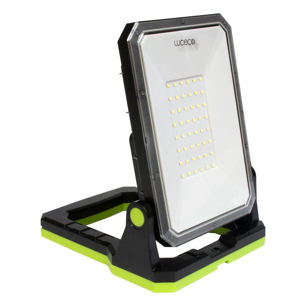 Luceco FL-CP-LILM13G65 LUC - Luceco Worklights Part Number LILM13G65-01 <p>LED Rechargeable Folding Magnetic Work Light 10W 1300lm 6500K with Powerbank</p>