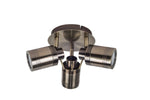 Magnalux Luxo 3 Light Spotlight Antique Brass Part Number - LUX03AB