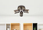 Magnalux Luxo 3 Light Spotlight Antique Brass Part Number - LUX03AB