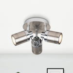 Magnalux Luxo 3 Light Spotlight Satin Chrome Part Number - LUX03SC