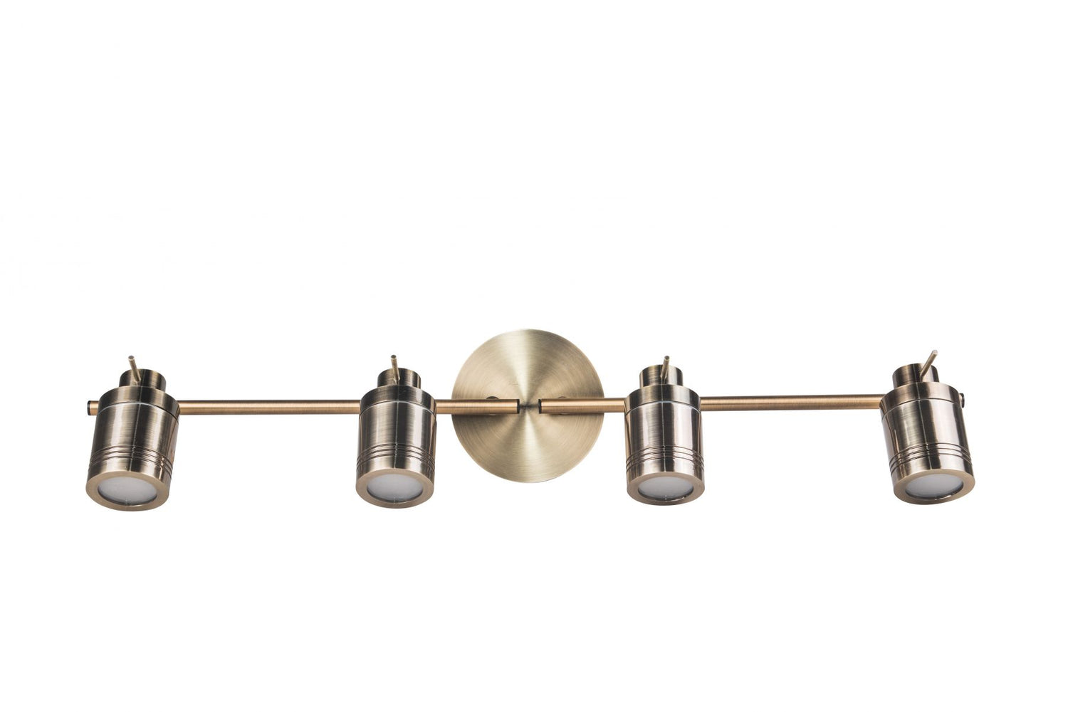 Magnalux Luxo 4 Light Spotlight Bar Antique Brass Part Number - LUX04AB