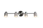 Magnalux Luxo 4 Light Spotlight Bar Satin Chrome Part Number - LUX04SC