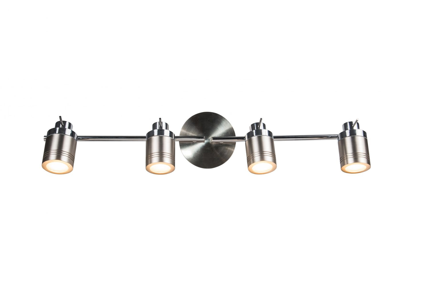 Magnalux Luxo 4 Light Spotlight Bar Satin Chrome Part Number - LUX04SC
