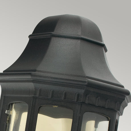 Norlys Malaga 1 Light Wall Lantern - Black M8-BLACK