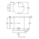 Elstead Lighting Outdoor Wall Light from the Magnus range. Magnus 1 Light Wall Light – SKU MAGNUS-1
