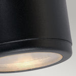 Norlys Mandal 1 Light Down Wall Light Black MANDAL-DN-BLK